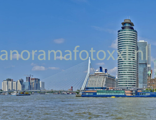 Rotterdam panorama vanaf Katendrecht
