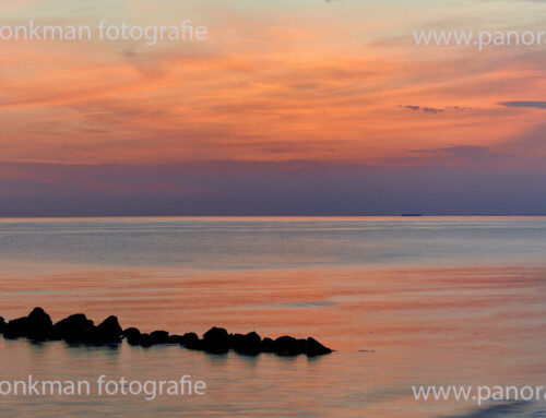 zonsondergang in Wimereux Cote d’ Opal