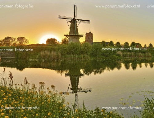 Woudrichem met Korenmolen Nooit Gedagt